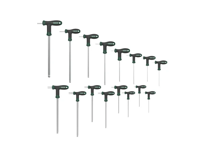 PARKSIDE® Jeu de clés à ergots. 16 pièces