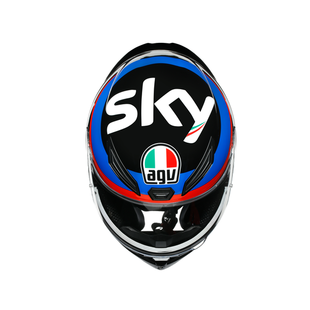 K1 REPLICA ECE DOT - VR46 SKY RACING TEAM BLACK/RED