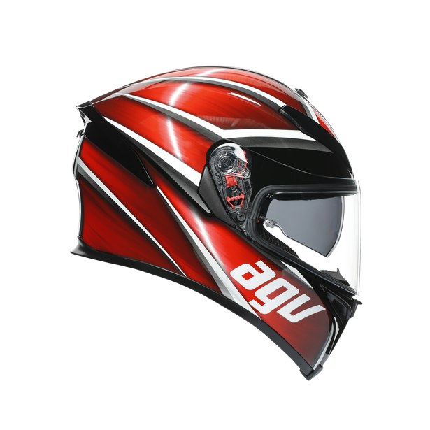 K5 S MULTI ECE DOT - TEMPEST BLACK/RED