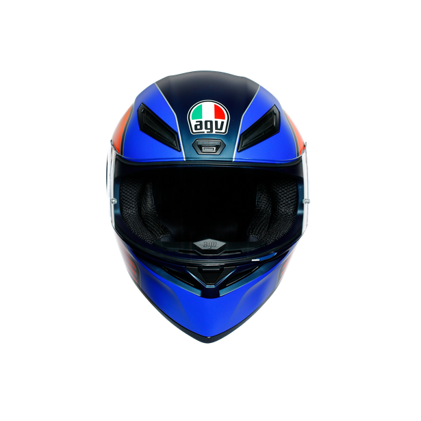 K1 MULTI ECE DOT - POWER MATT DARK BLUE/ORANGE/WHITE