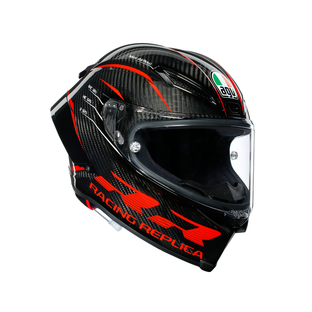 PISTA GP RR ECE DOT MULTI - PERFORMANCE CARBON/RED