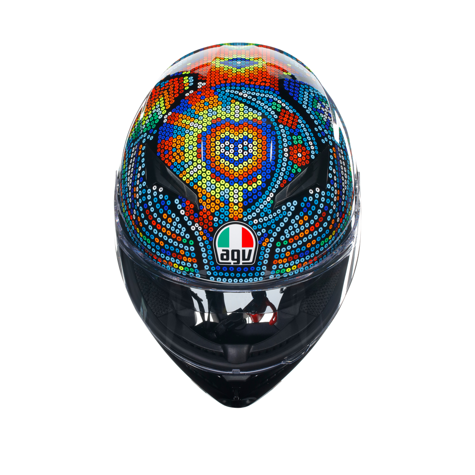 K3 ROSSI WINTER TEST 2018 - MOTORBIKE FULL FACE HELMET E2206