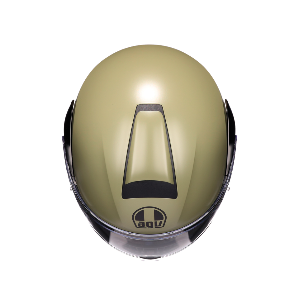 STREETMODULAR MONO MATT PASTELLO GREEN/BLACK - MOTORBIKE FLIP UP HELMET E2206