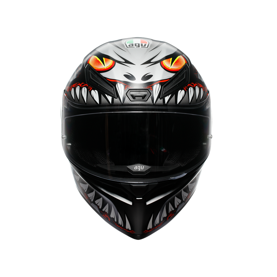 K1 S E2206 - LYZARD MATT BLACK/GREY/RED