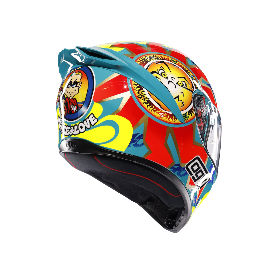 K1 S ROSSI MUGELLO 1999 - MOTORBIKE FULL FACE HELMET E2206