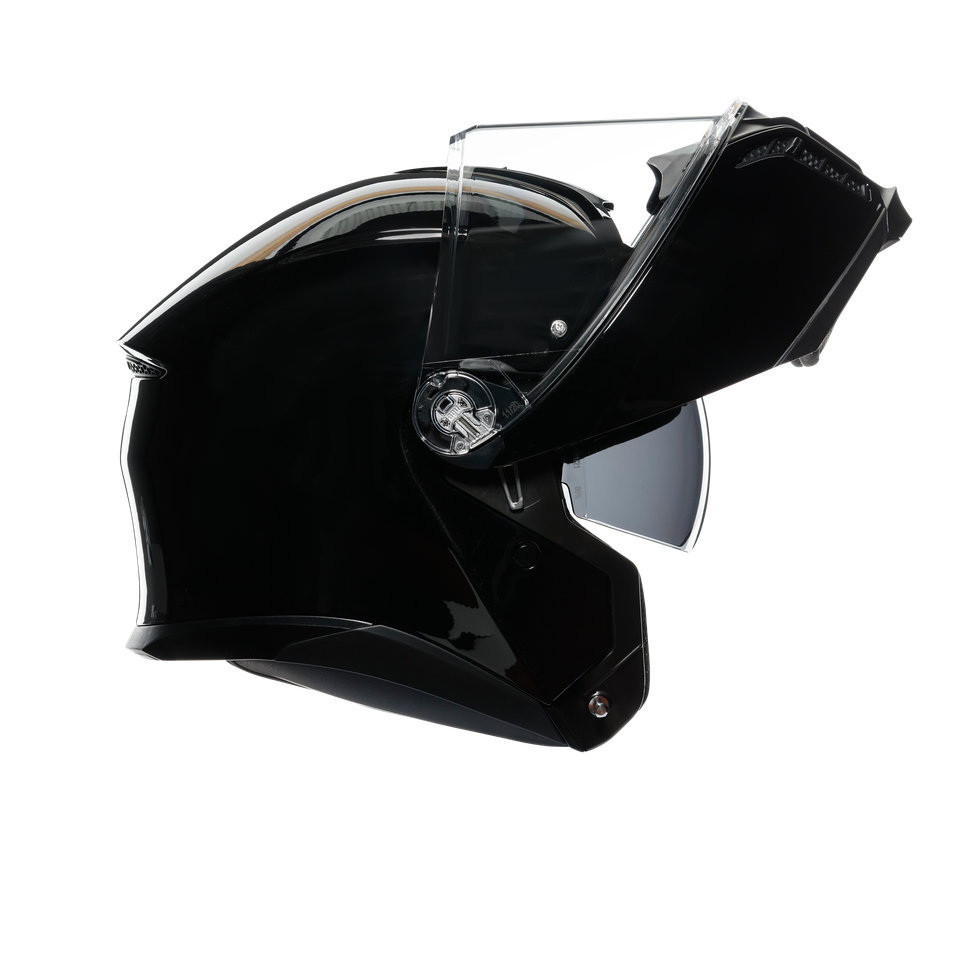 TOURMODULAR BLACK - MOTORBIKE FLIP UP HELMET E2206