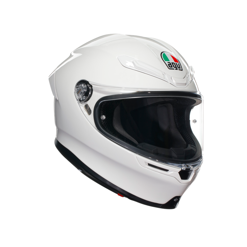 K6 S WHITE - MOTORBIKE FULL FACE HELMET E2206