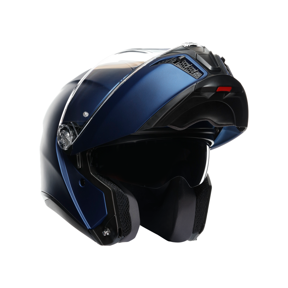 TOURMODULAR GALASSIA BLUE MATT - MOTORBIKE FLIP UP HELMET E2206
