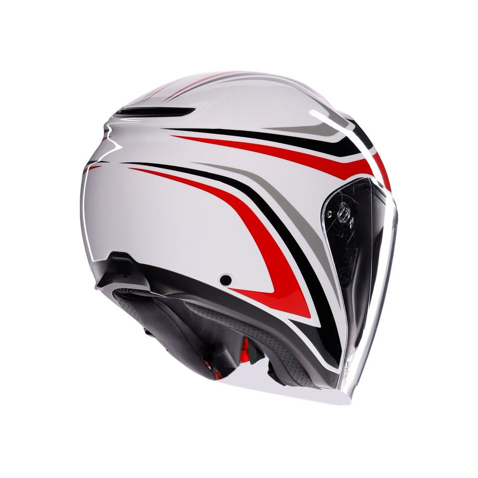 IRIDES TOLOSA BLACK/GREY/RED - MOTORBIKE OPEN FACE HELMET E2206