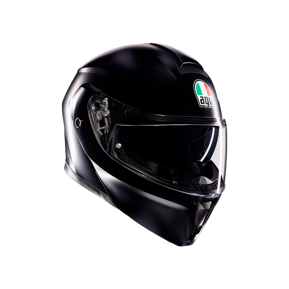 STREETMODULAR MONO MATT BLACK - MOTORBIKE FLIP UP HELMET E2206