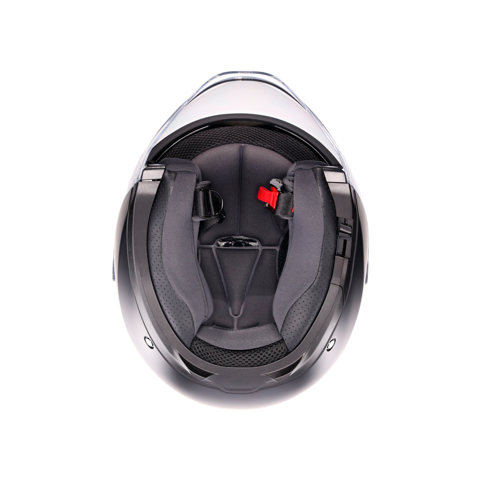 IRIDES MONO MATT BLACK - MOTORBIKE OPEN FACE HELMET E2206