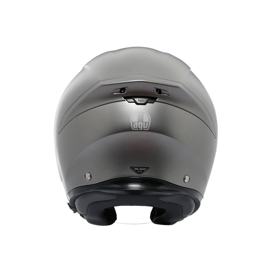 K5 JET EVO MONO MATT LUNA GREY - MOTORBIKE OPEN FACE HELMET E2206