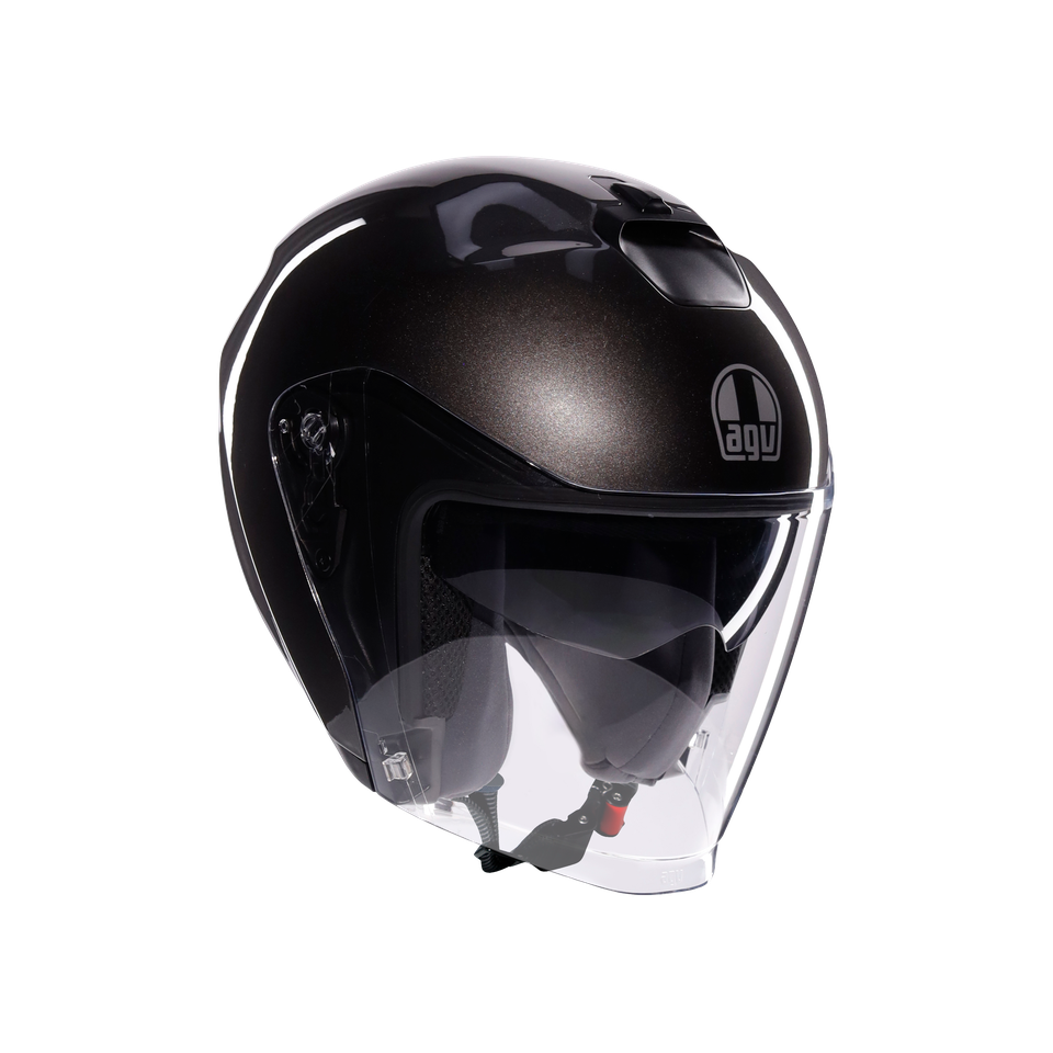 IRIDES MONO ASFALTO GREY - MOTORBIKE OPEN FACE HELMET E2206