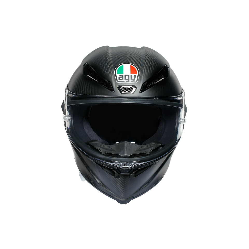 PISTA GP RR MONO MATT CARBON - MOTORBIKE FULL FACE HELMET E2206 DOT