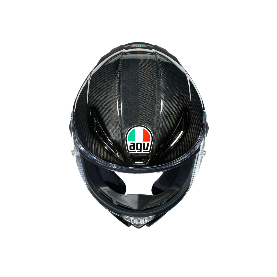 PISTA GP RR MONO GLOSSY CARBON - MOTORBIKE FULL FACE HELMET E2206 DOT