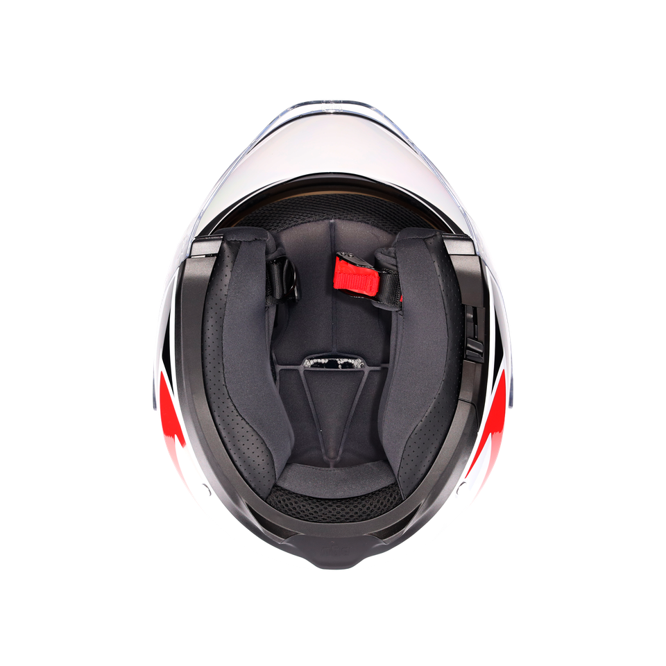 IRIDES TOLOSA BLACK/GREY/RED - MOTORBIKE OPEN FACE HELMET E2206