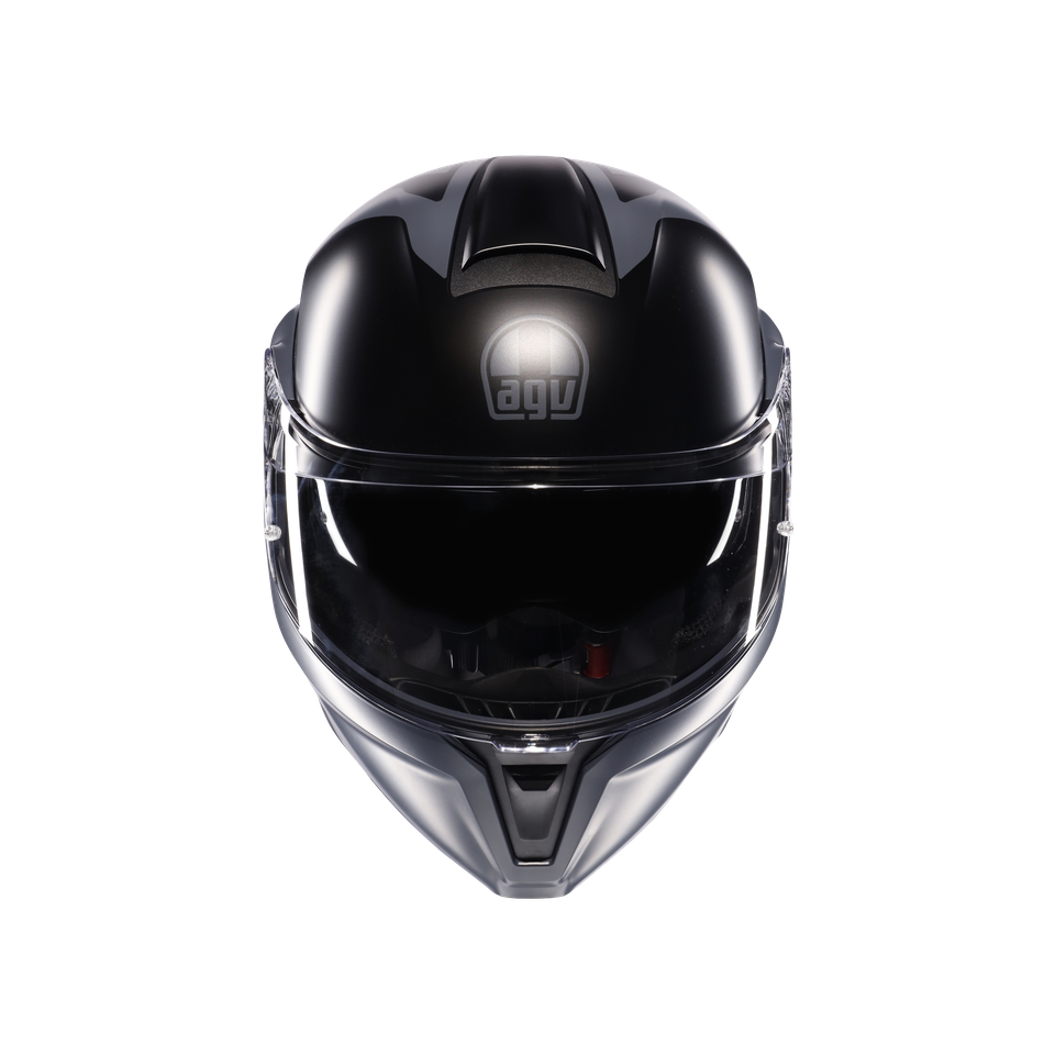 STREETMODULAR RESIA MATT BLACK/GREY - MOTORBIKE FLIP UP HELMET E2206
