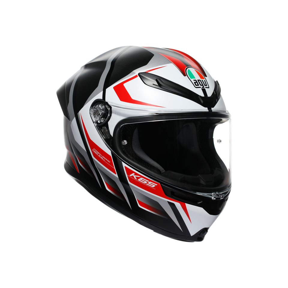 K6 S E2206 - KARVE MATT BLACK/WHITE/RED