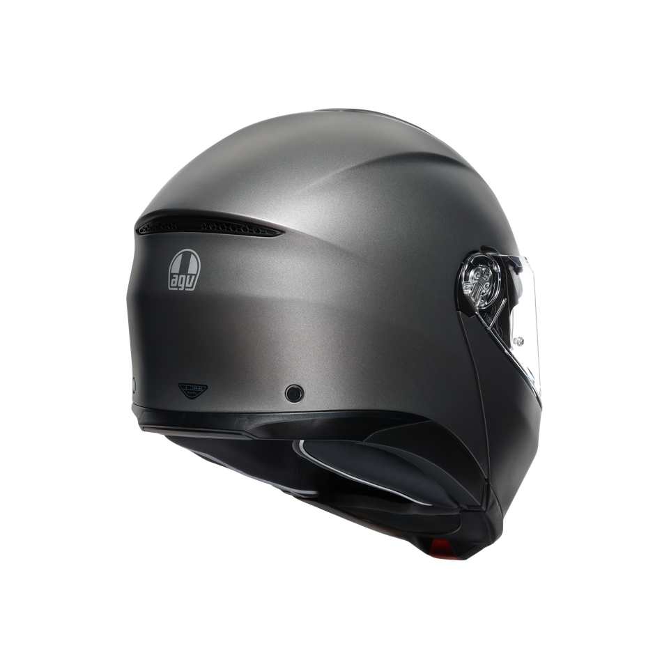 TOURMODULAR LUNA GREY MATT - MOTORBIKE FLIP UP HELMET E2206
