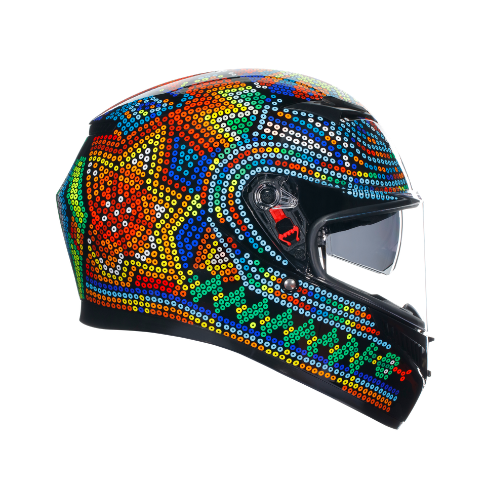 K3 ROSSI WINTER TEST 2018 - MOTORBIKE FULL FACE HELMET E2206