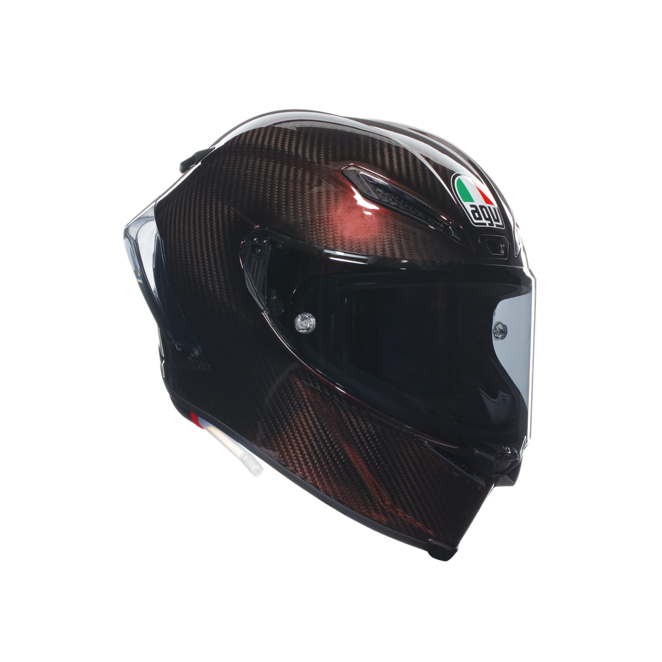 PISTA GP RR MONO RED CARBON - MOTORBIKE FULL FACE HELMET E2206 DOT