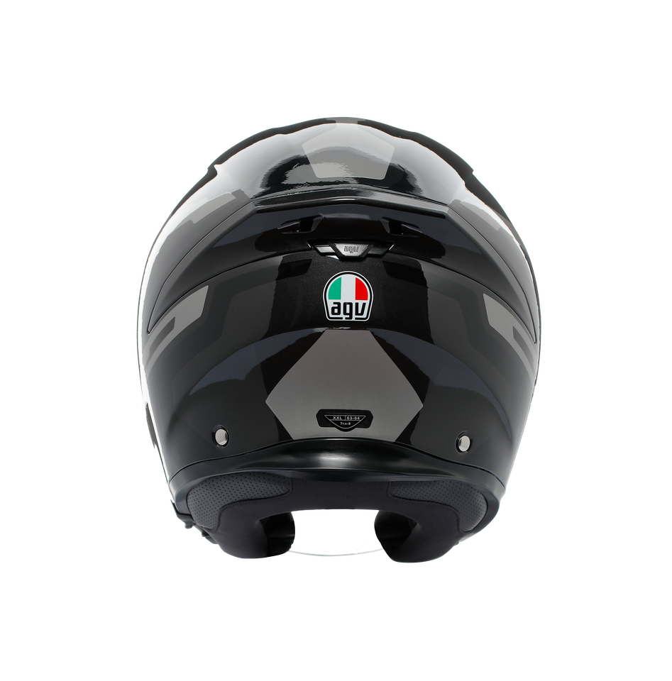 K5 JET EVO TUNE GREY/BLACK - MOTORBIKE OPEN FACE HELMET E2206