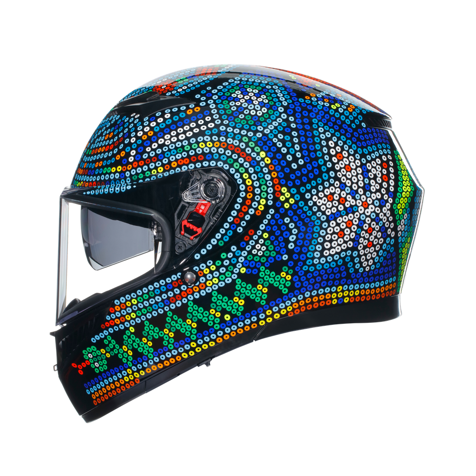 K3 ROSSI WINTER TEST 2018 - MOTORBIKE FULL FACE HELMET E2206