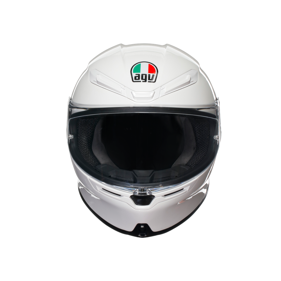 K6 S WHITE - MOTORBIKE FULL FACE HELMET E2206
