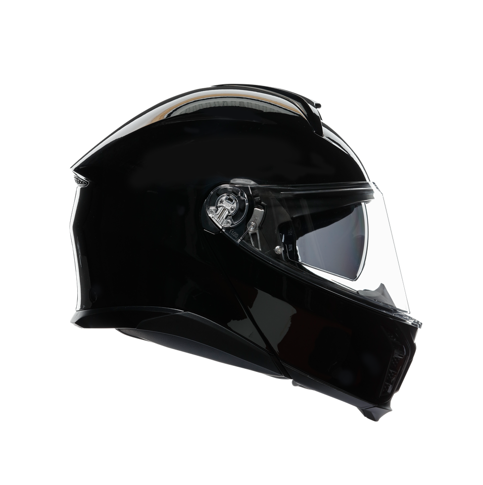 TOURMODULAR BLACK - MOTORBIKE FLIP UP HELMET E2206