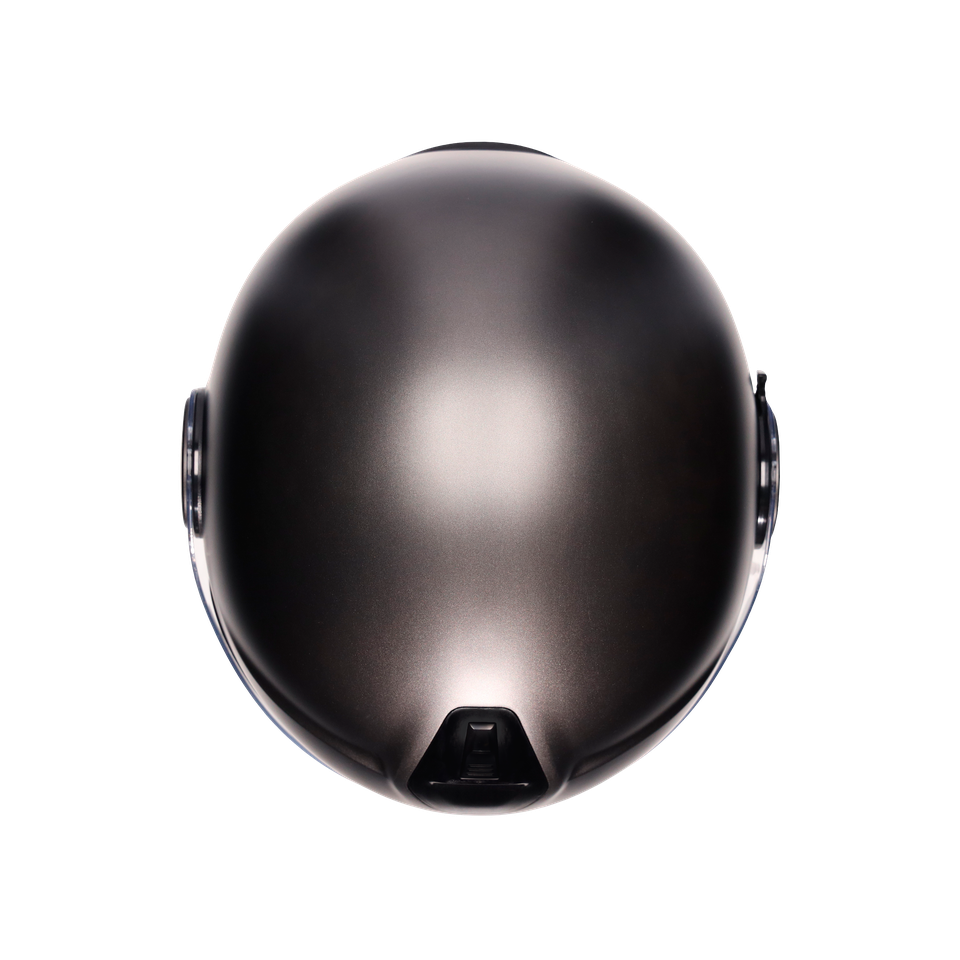 ETERES MONO MATT ASFALTO GREY - MOTORBIKE OPEN FACE HELMET E2206