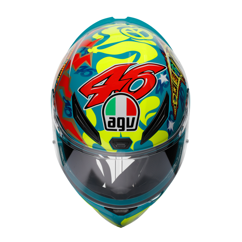 K1 S ROSSI MUGELLO 1999 - MOTORBIKE FULL FACE HELMET E2206