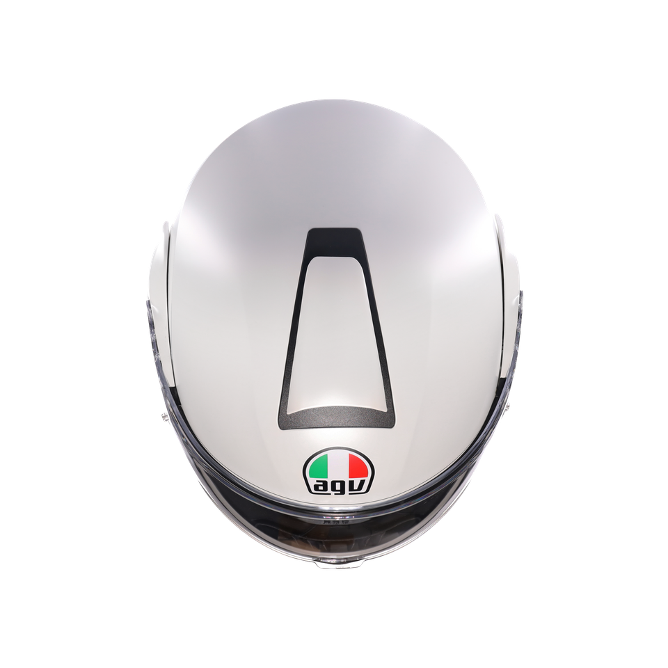 STREETMODULAR MONO MATT BLACK MATERIA WHITE - MOTORBIKE FLIP UP HELMET E2206