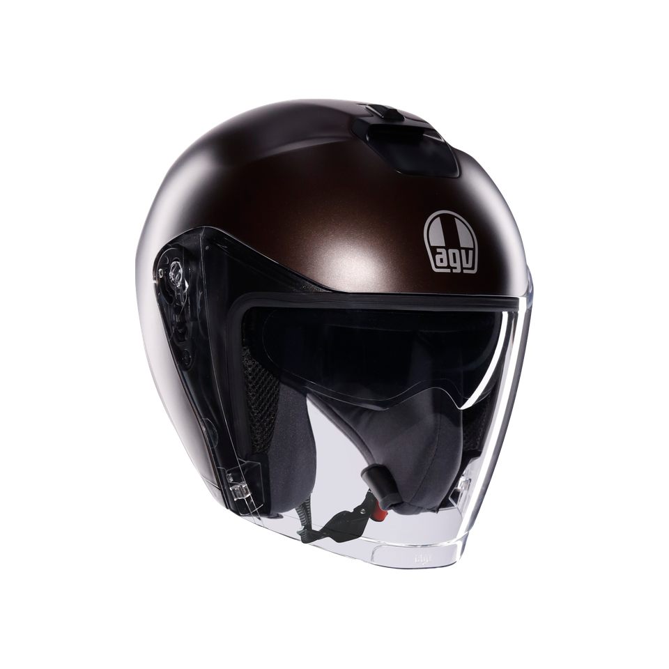 IRIDES MONO MATT PREGIATO BRONZE - MOTORBIKE OPEN FACE HELMET E2206