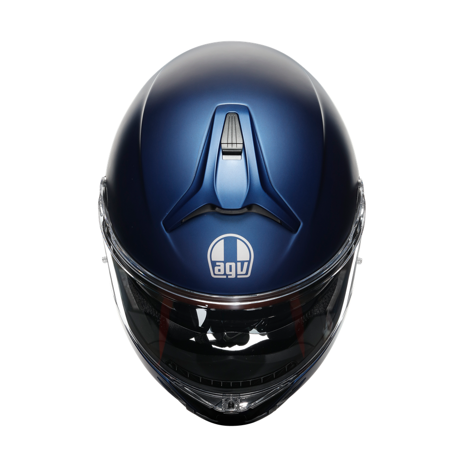 TOURMODULAR GALASSIA BLUE MATT - MOTORBIKE FLIP UP HELMET E2206