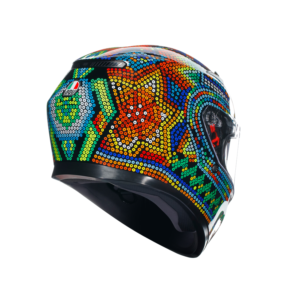 K3 ROSSI WINTER TEST 2018 - MOTORBIKE FULL FACE HELMET E2206