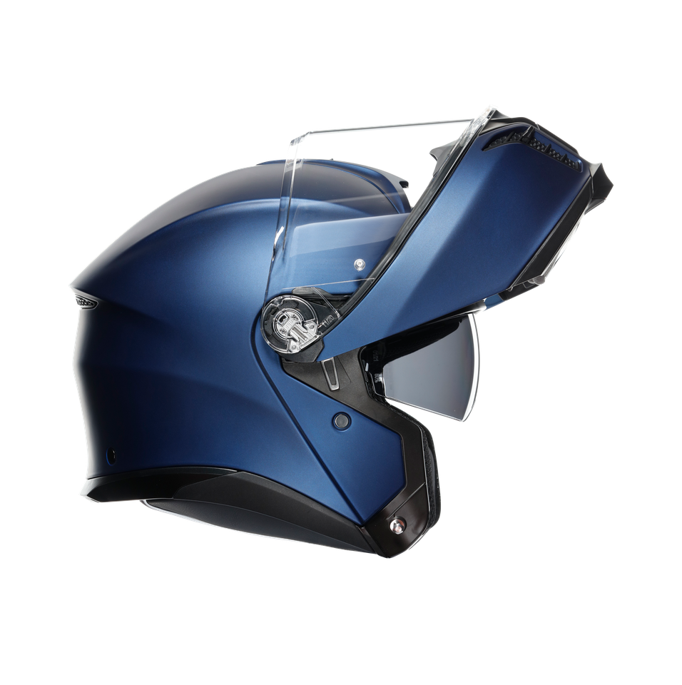 TOURMODULAR GALASSIA BLUE MATT - MOTORBIKE FLIP UP HELMET E2206