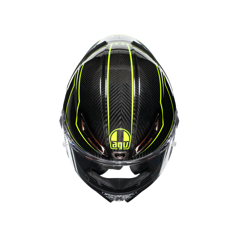 PISTA GP RR PERFORMANTE CARBON/LIME - MOTORBIKE FULL FACE HELMET E2206 DOT