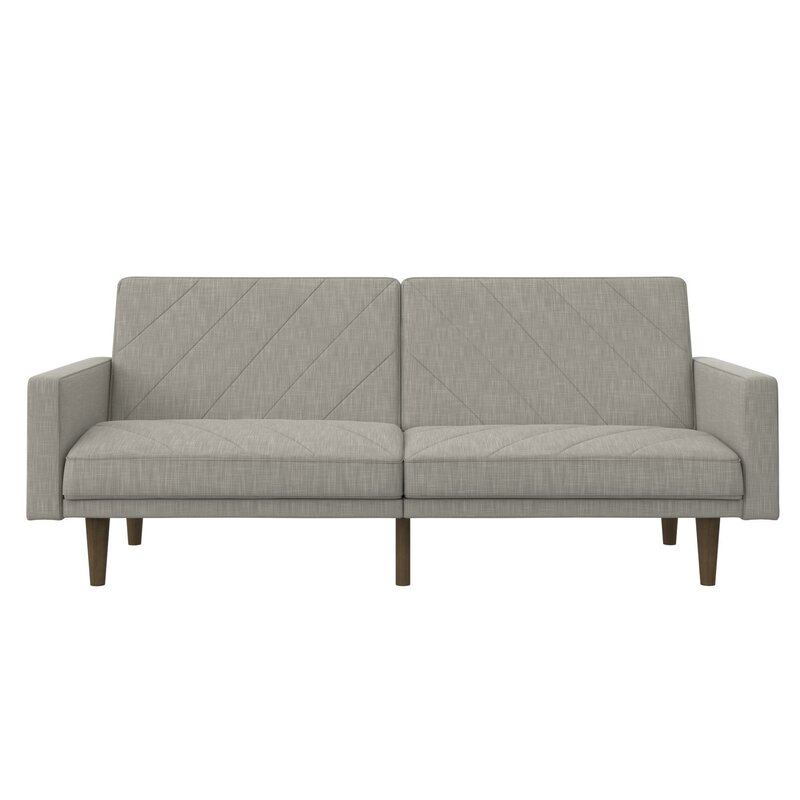 Adria Twin 78.5” Wide Split Back Convertible Sofa