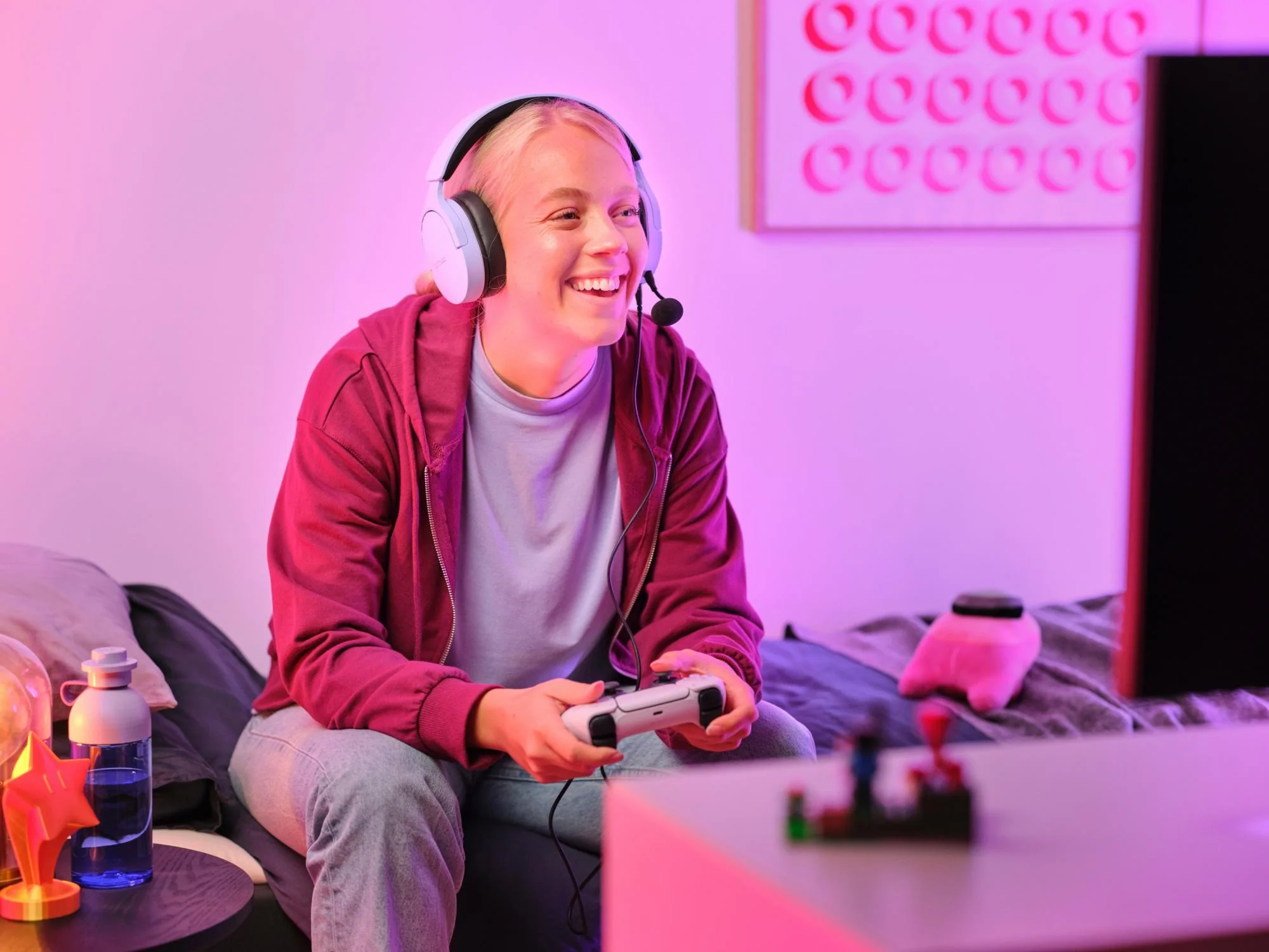 TRUST GXT489P FAYZO HEADSET - LILLA