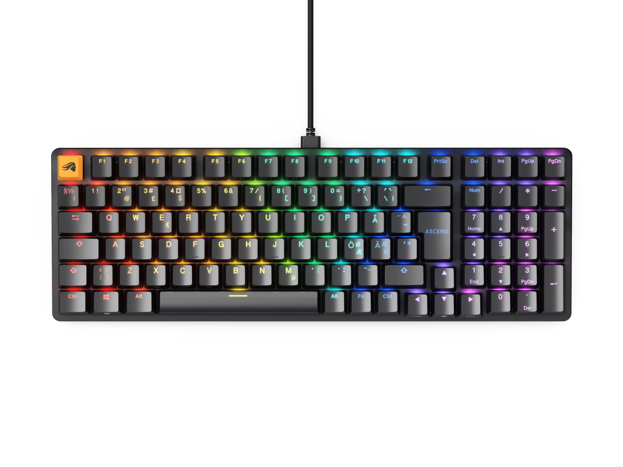 Glorious GMMK 2 Full-Size 96 % – Fox-Switch. NO-Layout – Schwarz