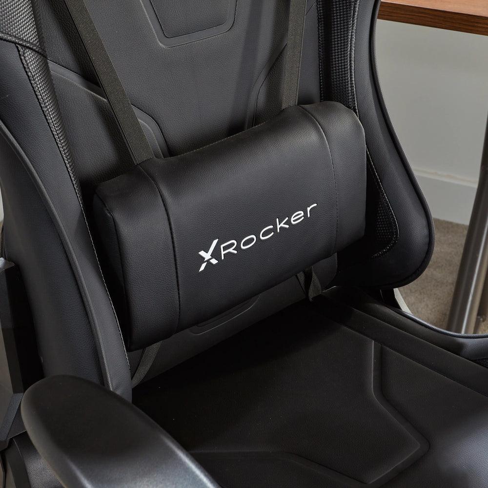 XROCKER AGILITY SPORT ESPORT PC OFFICE GAMING CHAIR - CARBON BLACK