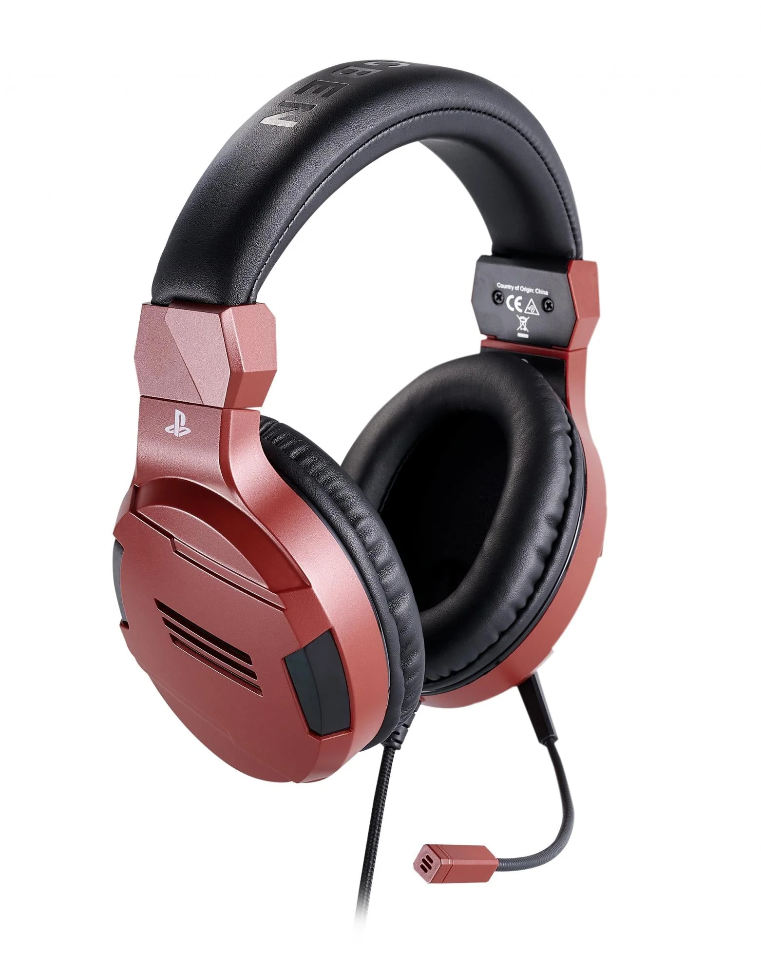 Playstation 4 HW Bigben Stereo Gaming Headset v3 (Rød)