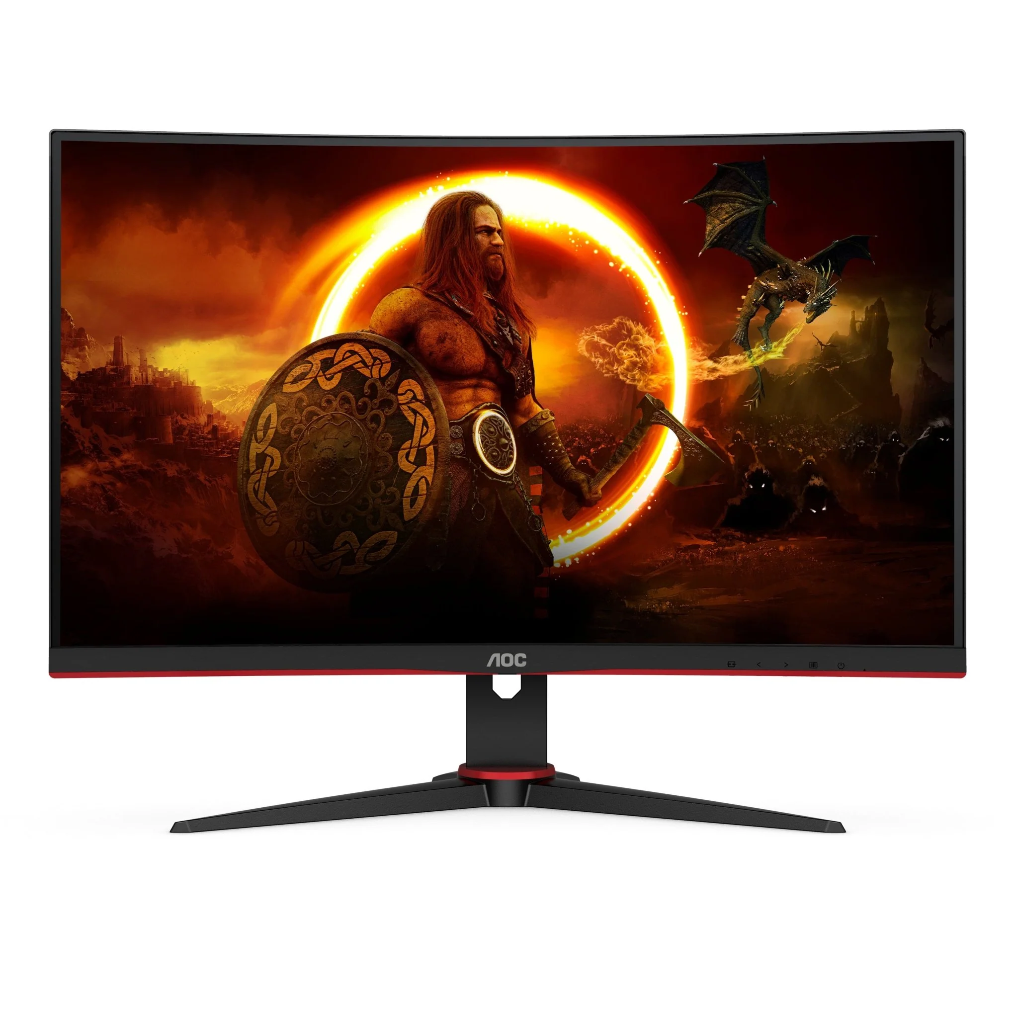AOC Gaming C24G2AE/BK 24 1920 x 1080 VGA (HD-15) HDMI DisplayPort 165Hz Pivot-Monitor