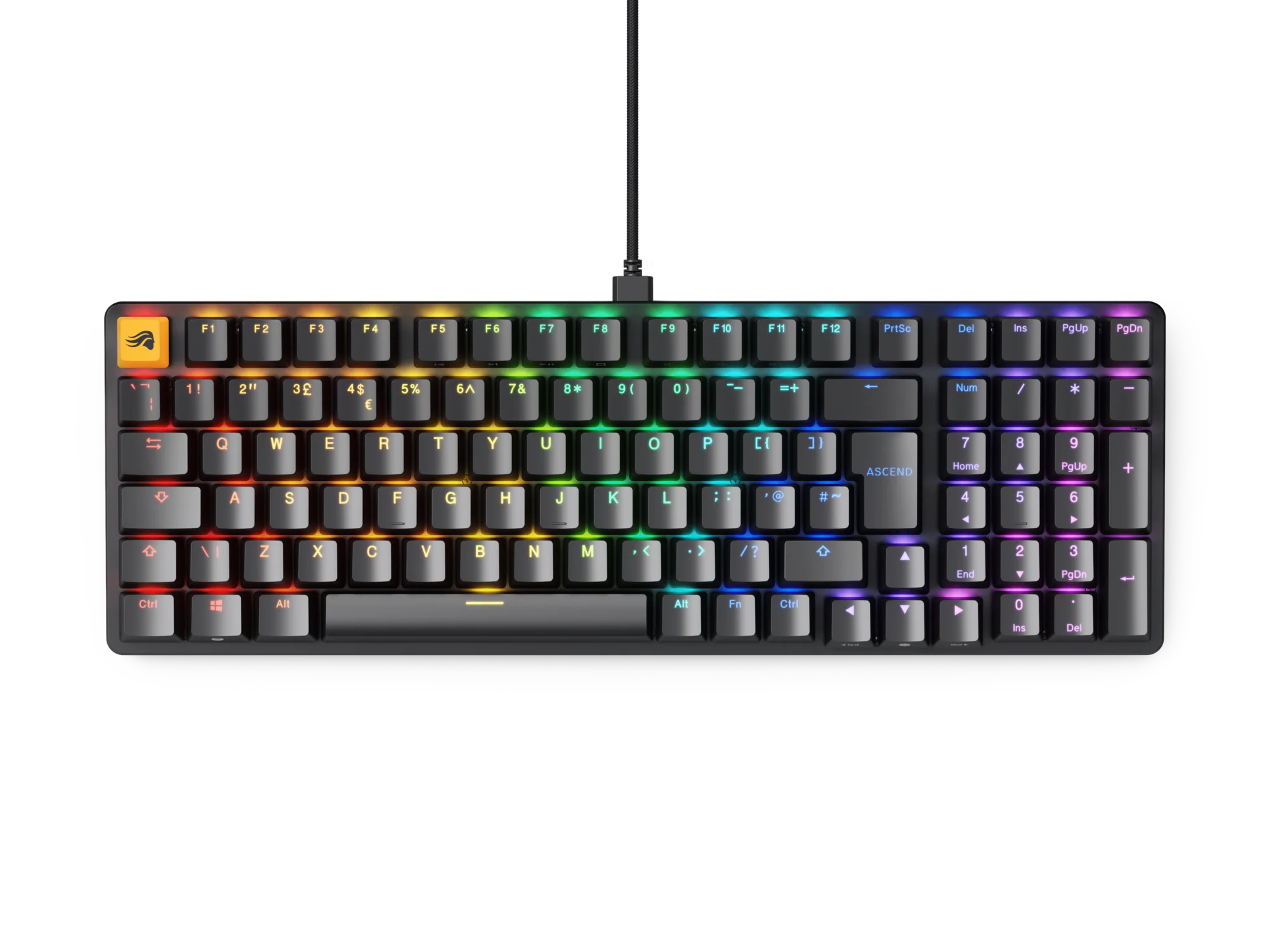 Glorious GMMK 2 Full-Size 96 % – Fox-Switch. NO-Layout – Schwarz