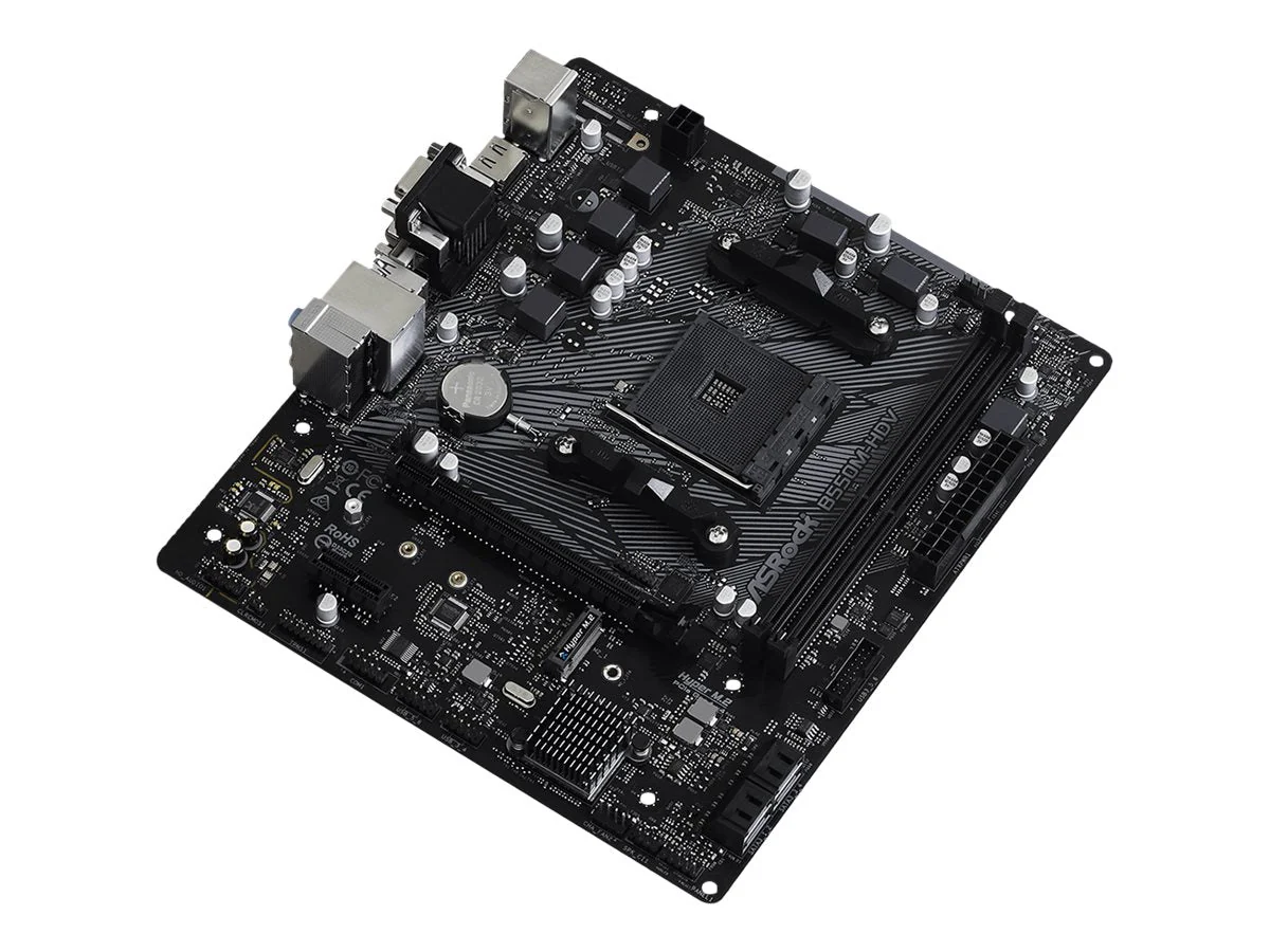 ASRock B550M-HDV Micro-ATX AM4 AMD B550 - Bundkort