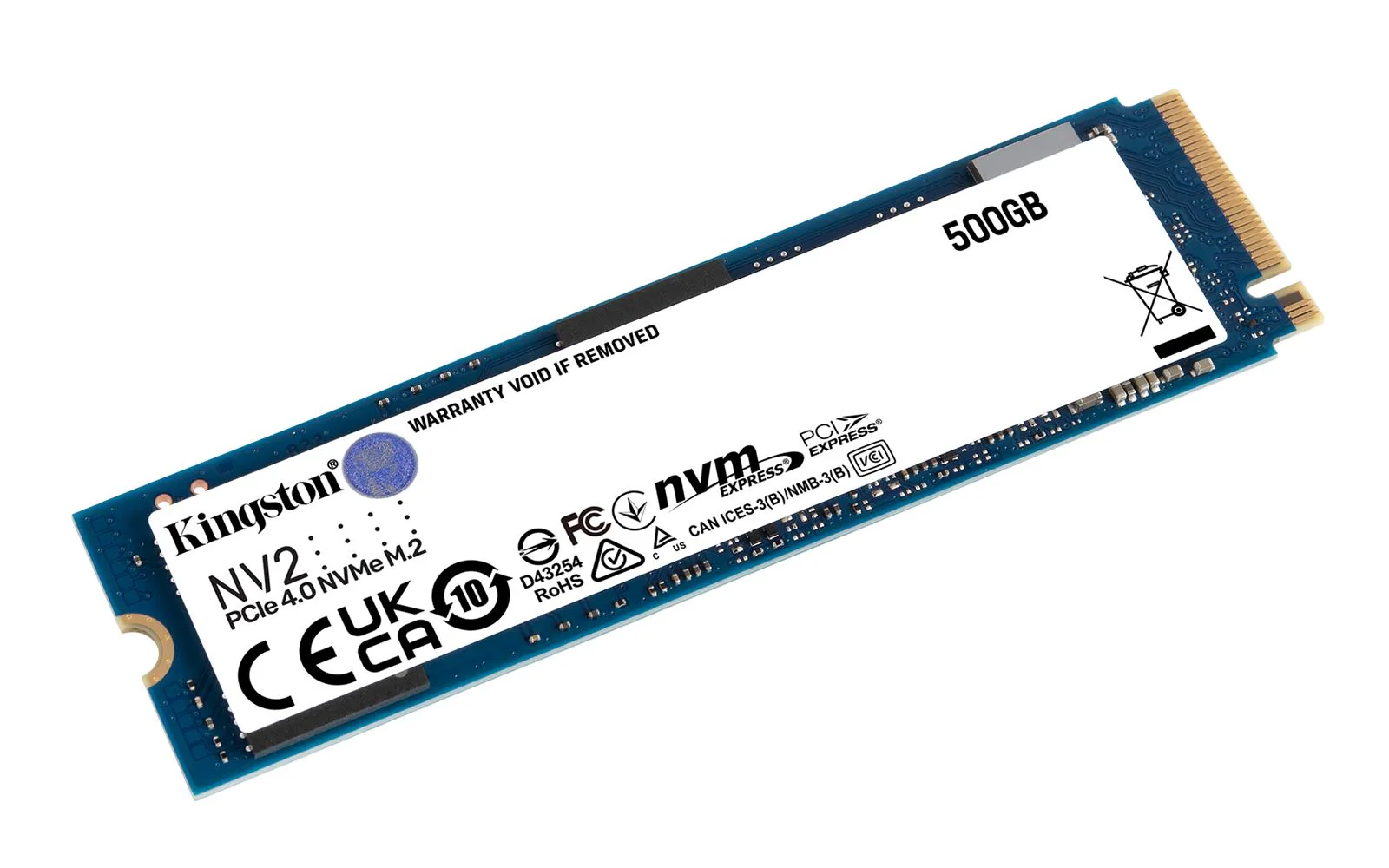 Kingston NV2 M.2 NVMe Gen 4 500 GB