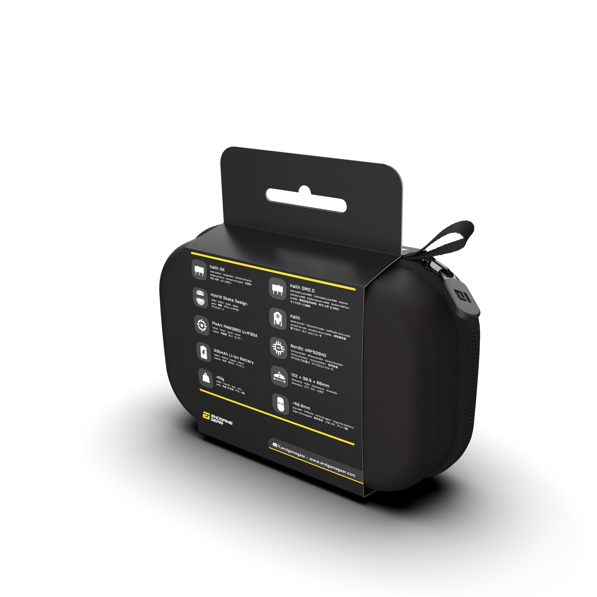 Endgame Gear XM2w 4K V2 – Trådløs Gaming Mus (Dark Frost)