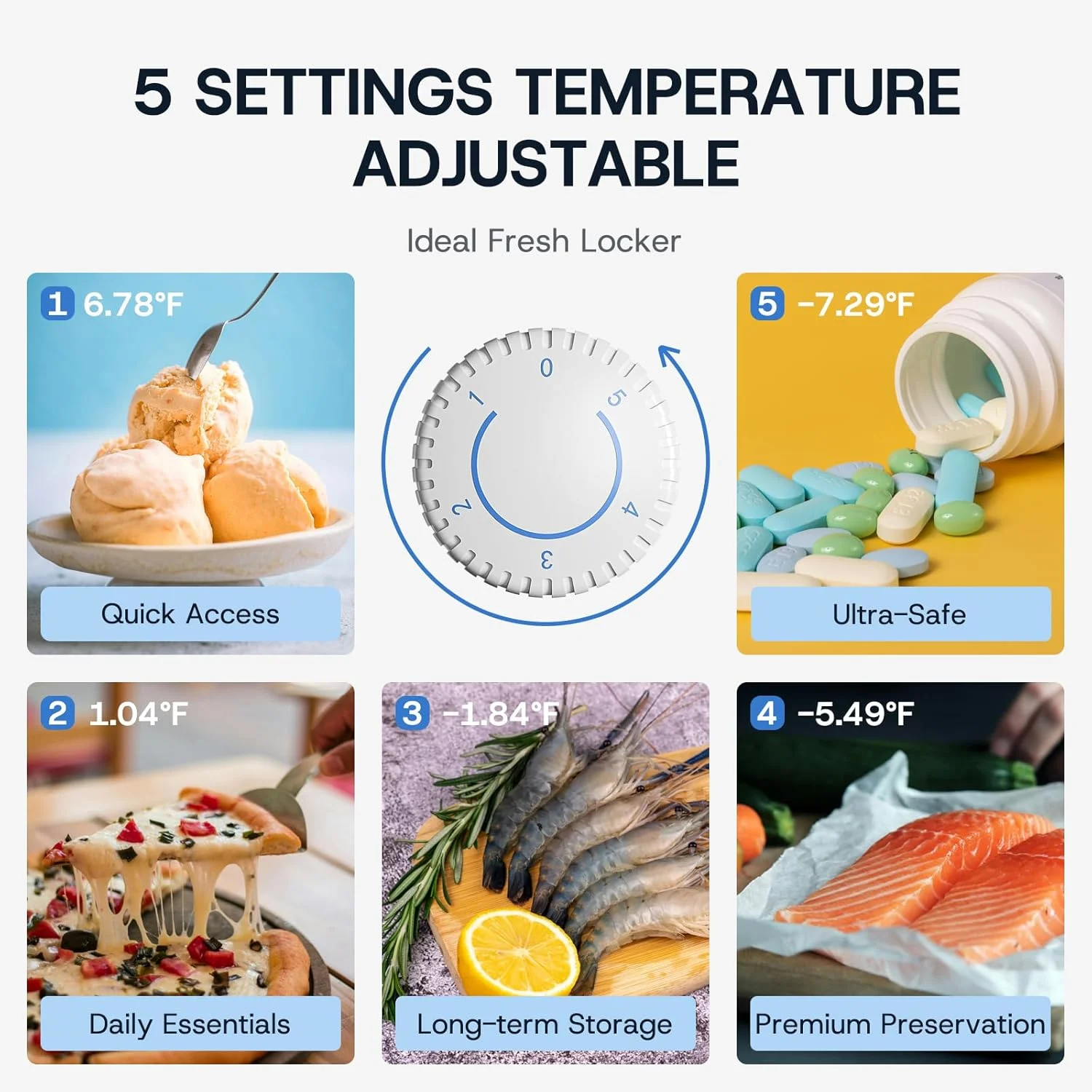 Upstreman 3.0 Cu.ft Compact Upright Freezer, Freestanding Mini Freezer Stainless Steel Single Door Stand Up Freezer with Reversible Door, UP30 White