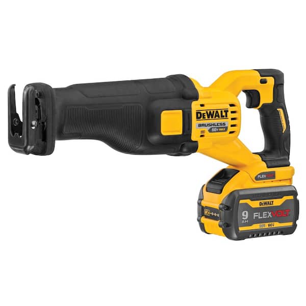 FLEXVOLT 60V MAX Cordless Brushless Reciprocating Saw with (1) FLEXVOLT 9.0Ah Battery