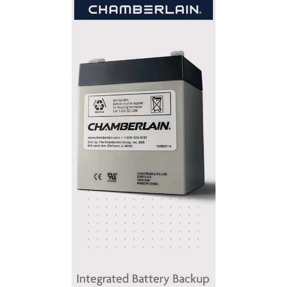 Chamberlain Garage Door Opener, 0.5 HP with Smartphone Control Bluetooth Technology